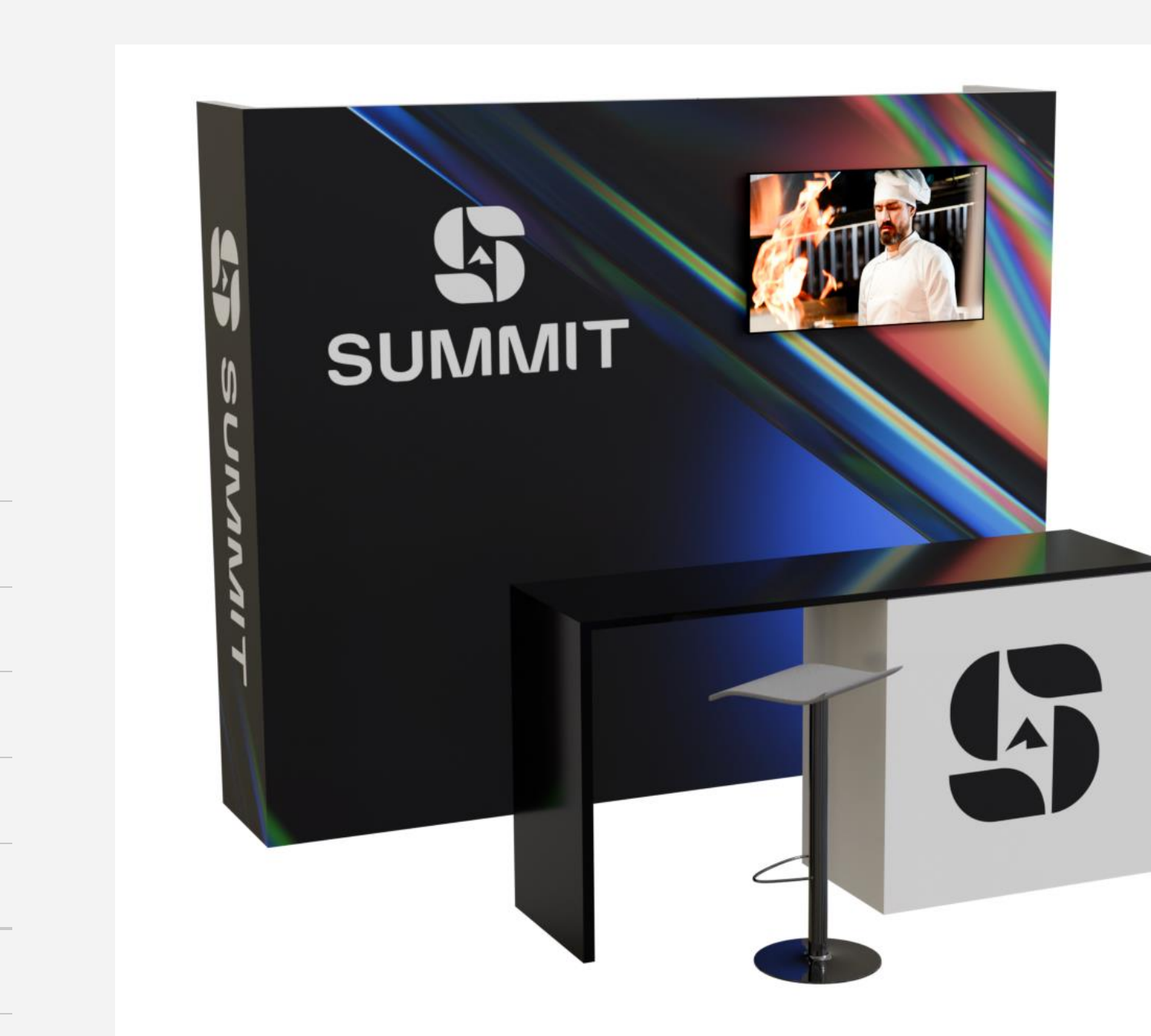 Series A booth footprint rendering